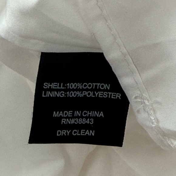 Sam Edelman Ivory White Eyelet Collared Maxi Dress Women size 6 lined Wedding - Picture 9 of 14